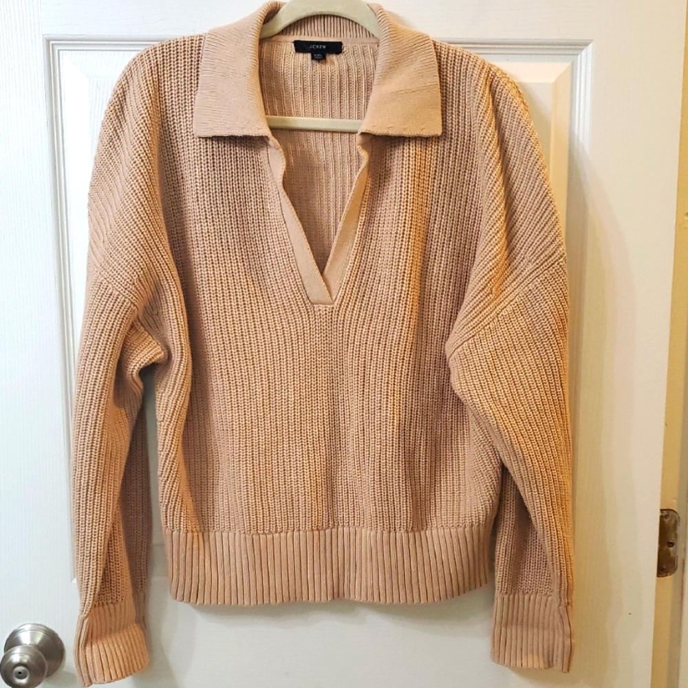 J. Crew Beige Knit Sweater